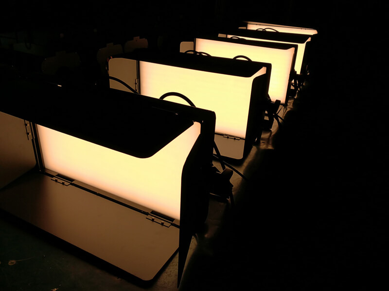Hochleistungs-Zweifarben-LED-Soft-Video-Panel-Leuchte