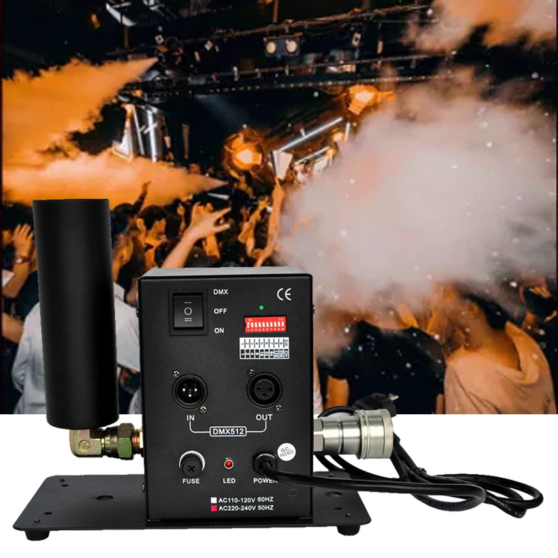 Dmx Party Effekt Kohlendioxid Gassäule Magic Fx Nebel Kryo Jet Maschine Led Kanone Rauch Co2 Jet Maschine