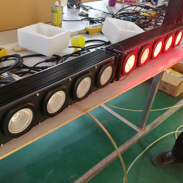 5 Köpfe 10W 3in1 Outdoor Pixel Matrix Blinder Licht
